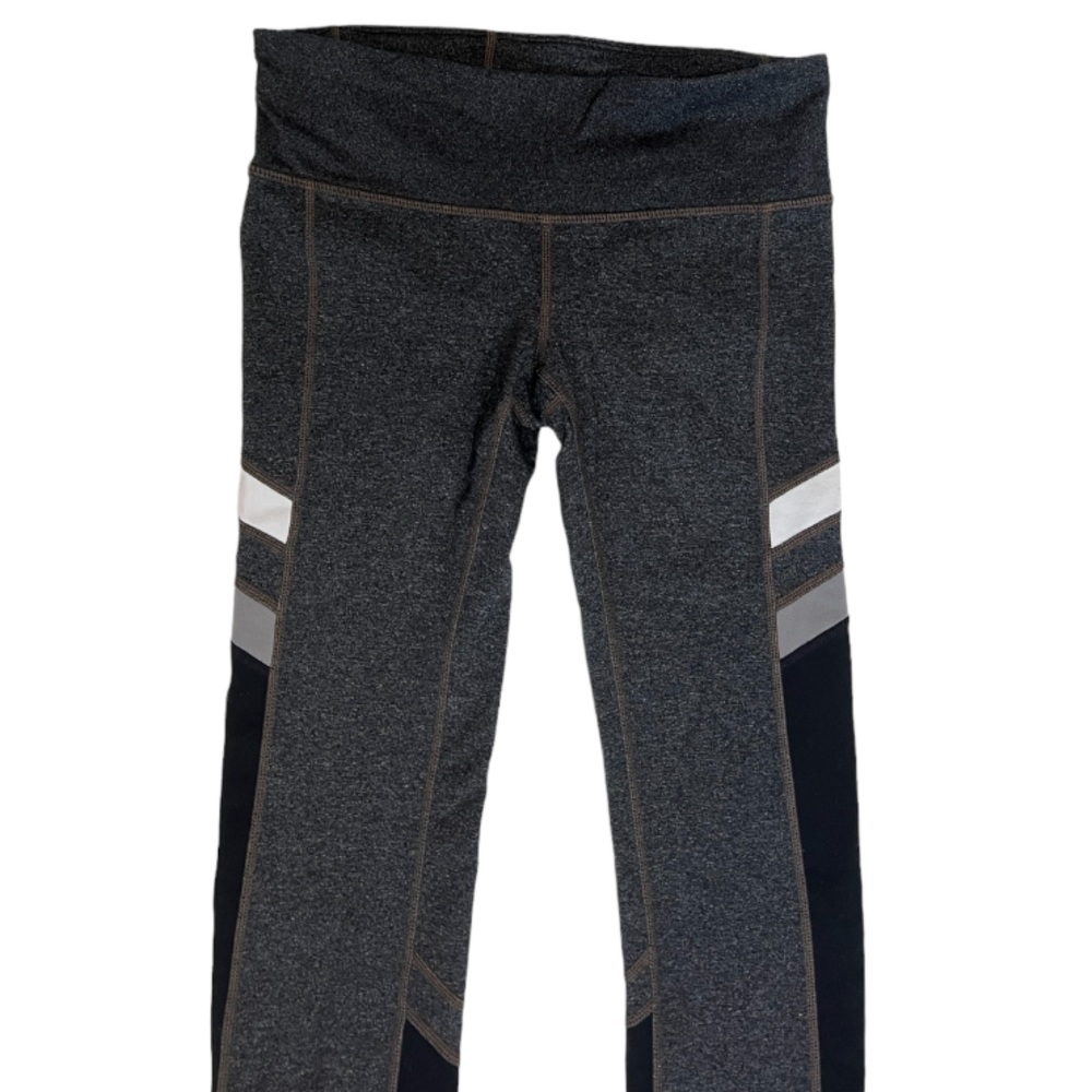 Gap Fit Black G fast Side Stripe Leggings activewear yoga - Picture 3 of 8